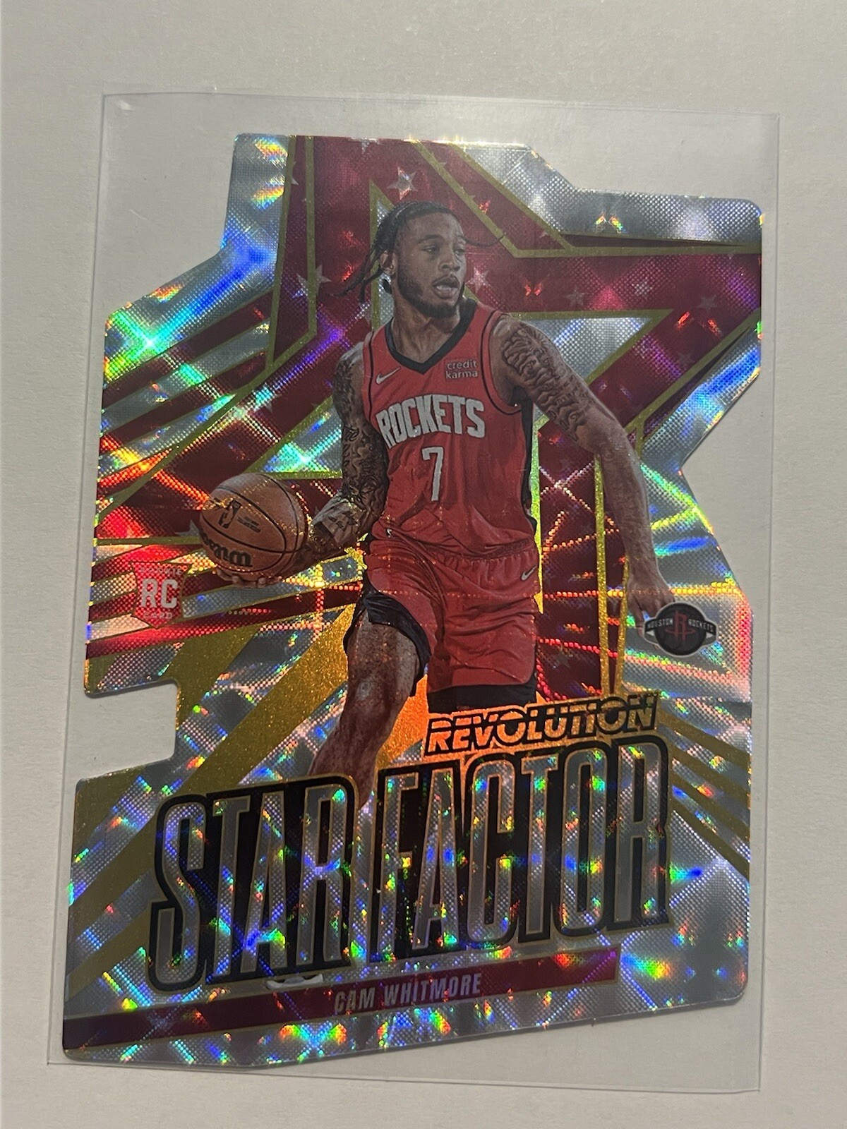 2023-24 Panini Revolution Cam Whitmore Star Factor Die-Cut SSP Insert #13 RC