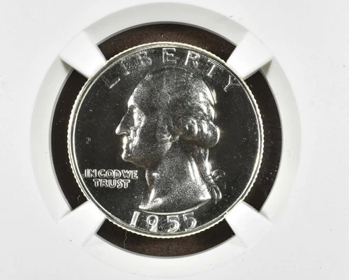 1955 Washington Quarter NGC PF 69 * WOW!  Price Guide $350 *