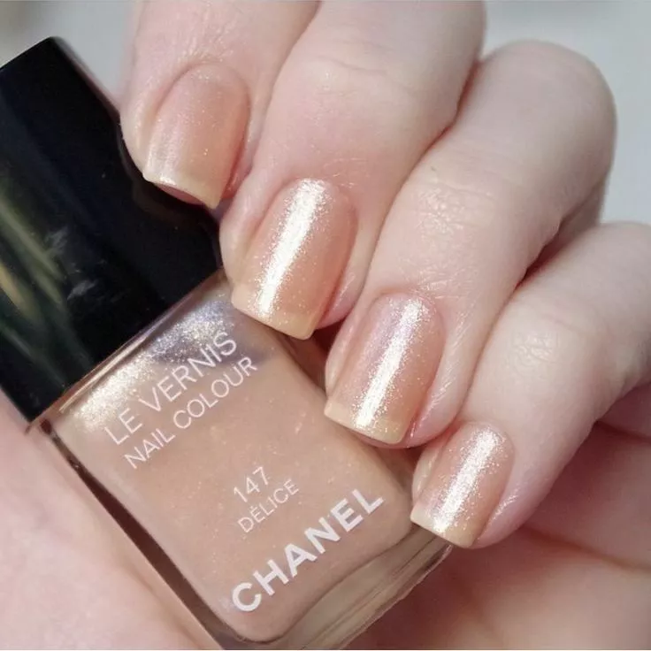 the chanel colour on the left.  Brown nail polish, Brown nails, Nail polish