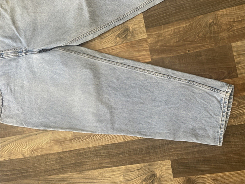 Vintage Levi's 570 Baggy Fit Jeans Actual Men Size W37 L30 Discoloration - Picture 8 of 15