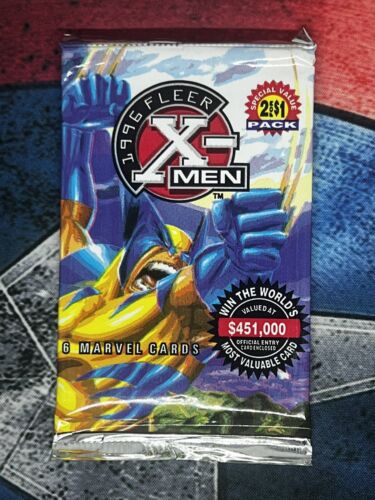 1996 Fleer Marvel  X-Men Card Pack 6 cards in pack - Picture 1 of 2