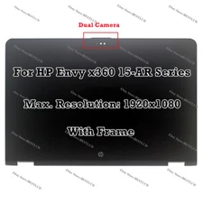 15.6" FHD LCD Display Touch Screen Digitizer Assembly For HP Envy x360 15-AR