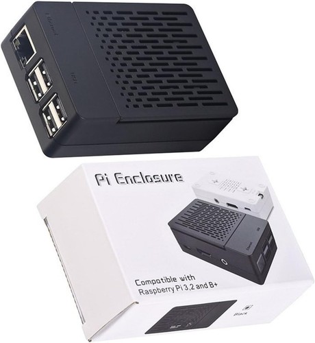 Raspberry Pi 3 B+ Gehäuse mit Kühlkörper & Lüfter – Schwarz - Bild 6 von 10
