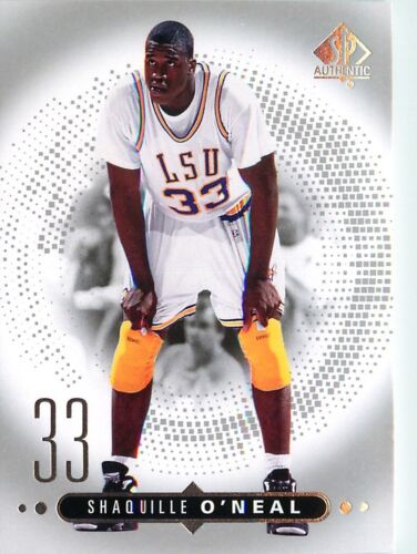 Tarjeta de baloncesto universitario auténtica Shaquille O'Neal 2014-15 mazo superior SP #39 LSU - Imagen 1 de 2