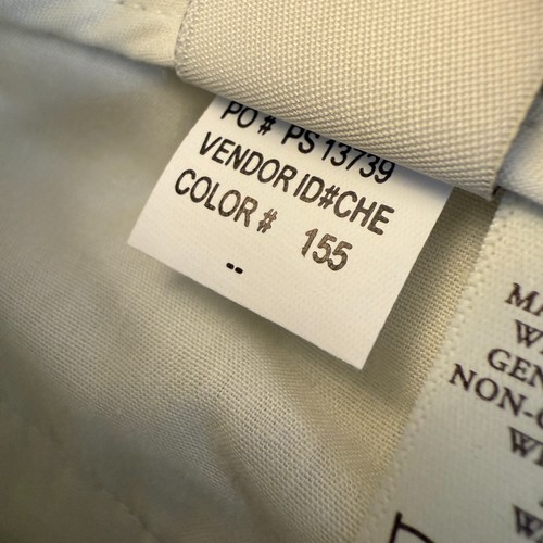 PERRY ELLIS LINEN BLEND SHORTS MENS 32 BEIGE DOUBLE PLEAT CHINO COASTAL 33"x9.5" - Picture 5 of 15