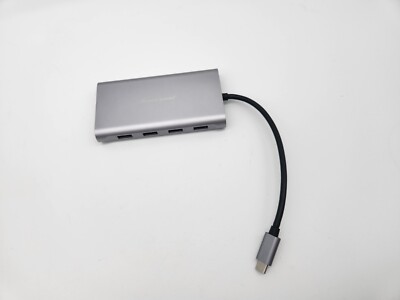 HIEARCOOL UCN-3270 USB Type C Hub Pro Laptop Docking Station 11 in 1, Gray