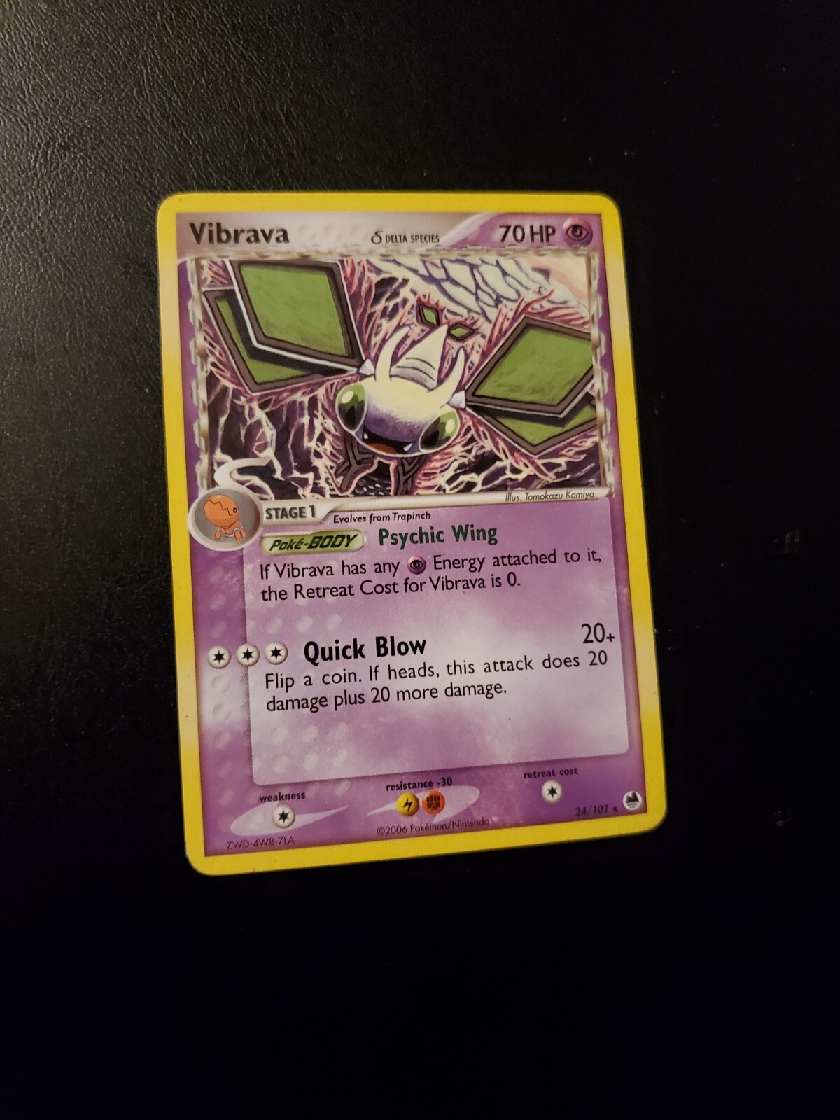 Pokemon TCG Card Dragon Frontiers 2006 - Vibrava 24/101 Near Mint