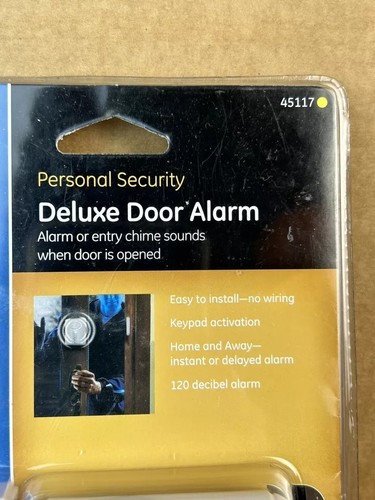 GE Personal Security Deluxe Türalarm #45117 Tastatur Eingang Glockenspiel neu versiegelt - Bild 2 von 3