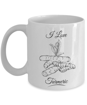 I Love Turmeric Root Spice Home Food Cooking Essentials Coffee & Tea Gift Mug
