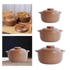 Clay Pot with Lid Kitchen Accessories Cooking on Stoves Top Claypot Rice Pot