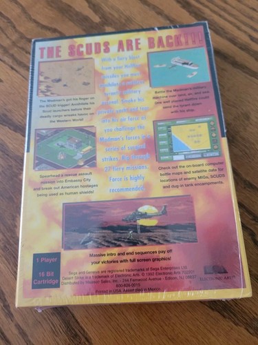 Desert Strike: Return To The Gulf (SEGA Genesis) NEW-Factory SEALED Cardboard - Picture 2 of 6