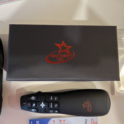 Wireless Powerpoint Presentation Remote Clicker & Keynote Presenter Laser NEW - Afbeelding 9 van 14