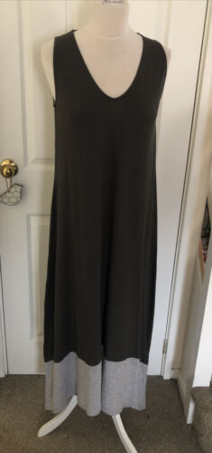 Ladies Crossley t shirt dress chocolate and grey 12? - Picture 1 of 7