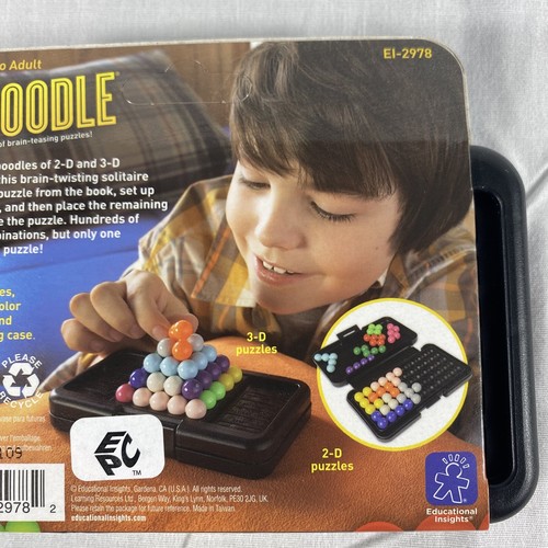 Kanoodle 3D Brain Teaser Puzzle Game, Featuring 200 Challenges, Gift for Ages 7+ - Picture 7 of 8