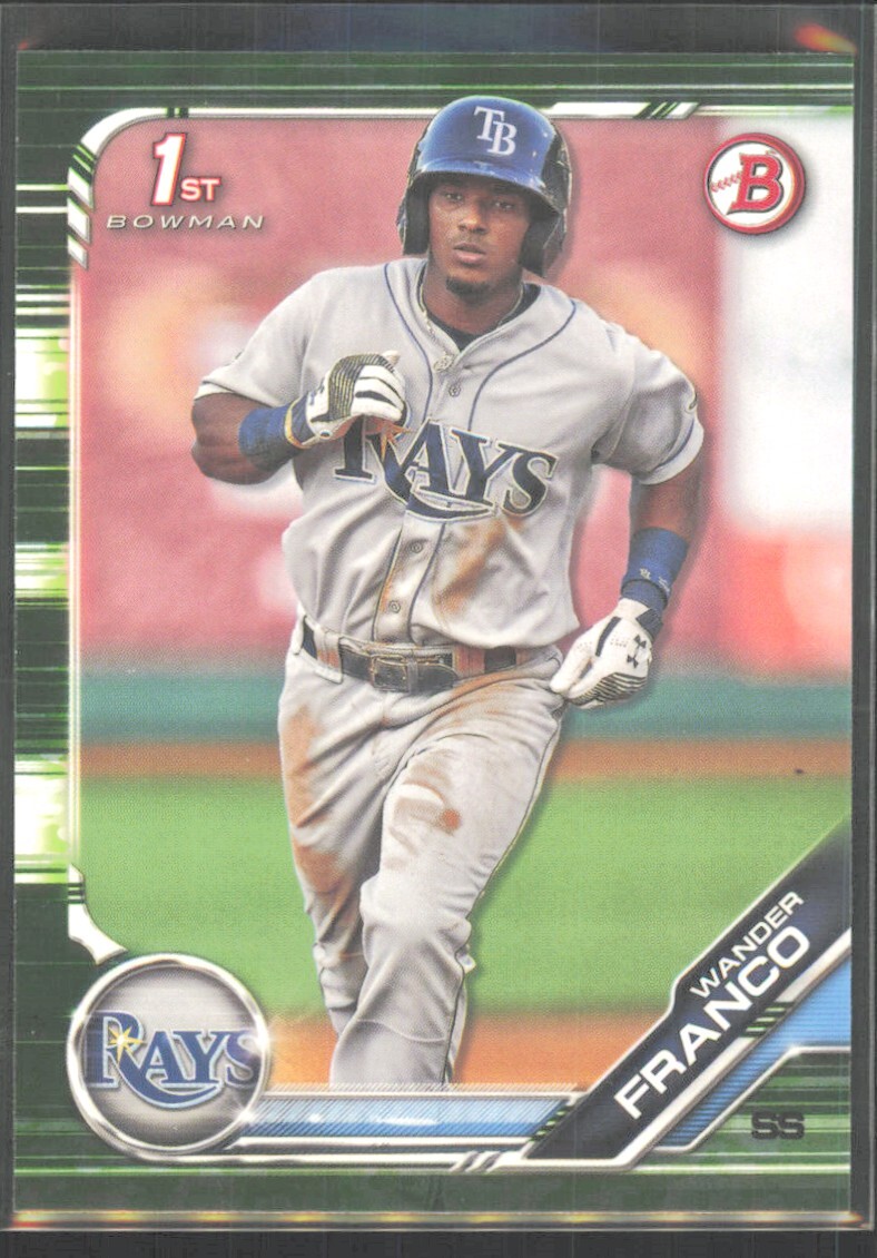 2019 Bowman Prospects Camo 1st Wander Franco #BP-100