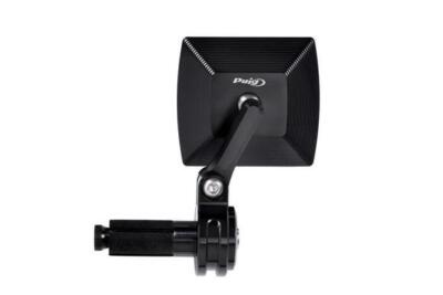 Puig Monaco Bar End Handlebar Mirror Black Aluminium Universal UK