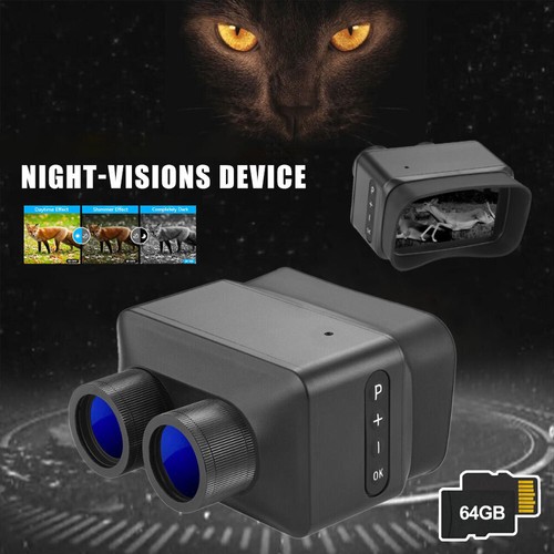 4K Night Vision Device Binocular Telescope 5X Zoom USB Rechargeable For Hunting - Picture 3 of 50