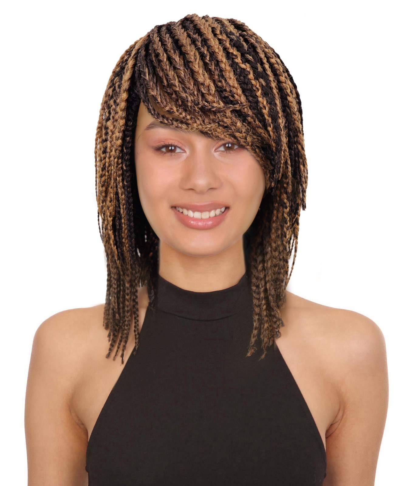 Black to Honey Blonde Ombre