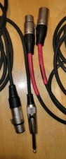2- 20ft Pro Audio Cables: XLR Male To Female Microphone Cable  XLR To 1/4" Jack