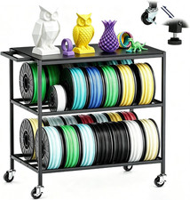 3D Printer Table with Filaments Storage | Heavy Duty 3D Printer Desk Suitable fo