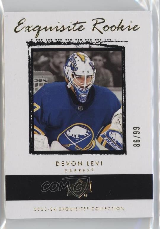 2023-24 Upper Deck Black Diamond Gold 86/99 Devon Levi #RR-DL RC s5j
