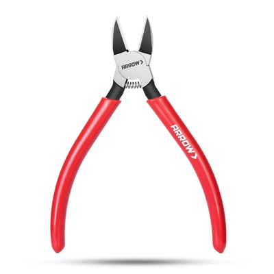 ARROW 6'' Precision Wire Cutters - Spring Loaded Side Cutters, Ultra-Sharp Flu...
