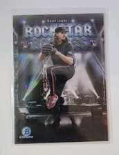 Rhett Lowder Rockstar Rookies Refractor Insert 2025 Topps Bowman Chrome Baseball