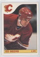 1985-86 O-Pee-Chee Eddy Beers #144 0a1