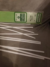 Evergreen Scale Models Styrene Strip .010 x .188 (10 pcs) #108