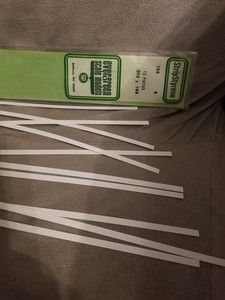 Evergreen Scale Models Styrene Strip .010 x .188 (10 pcs) #108
