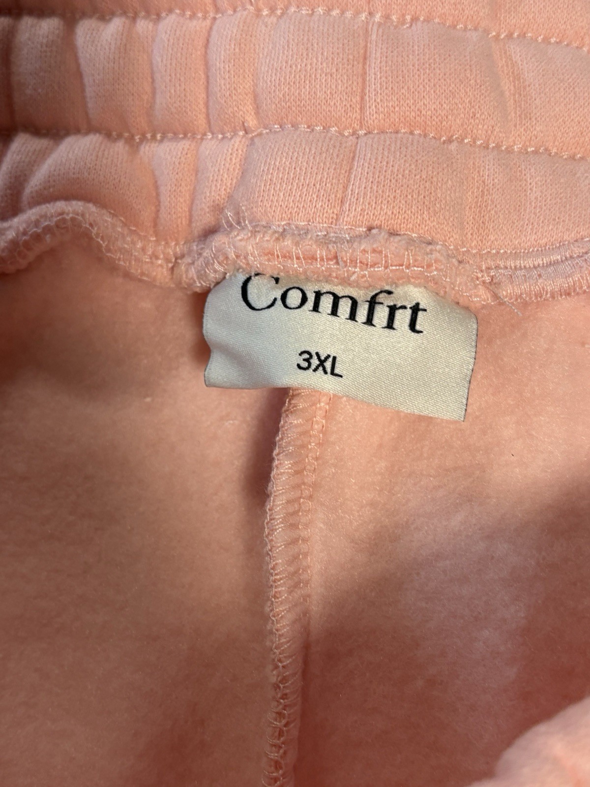 Comfrt Pastel sweatpants Color- Peach Unisex Adult Size 3XL