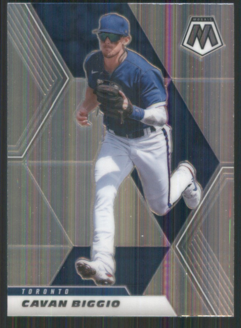 2021 Panini Mosaic #191 Cavan Biggio Toronto Blue Jays 47879