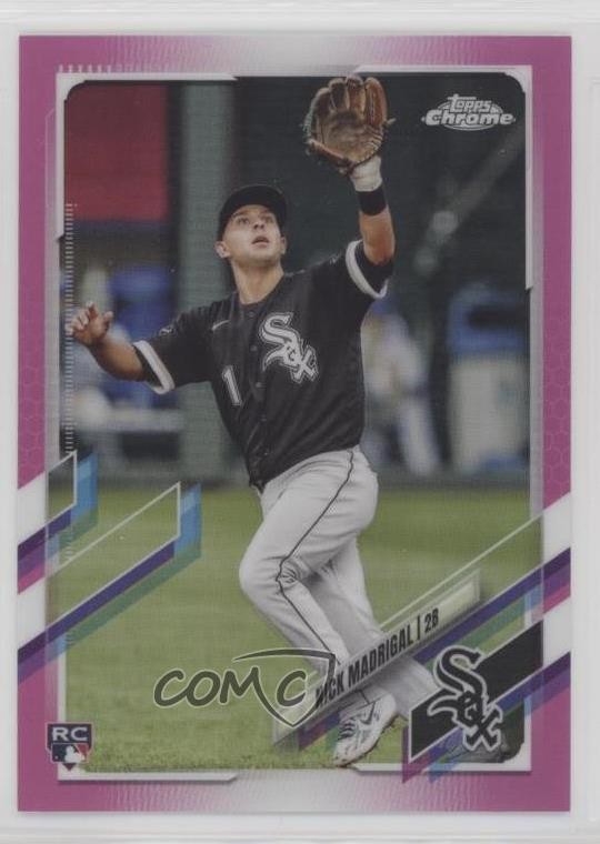 2021 Topps Chrome Pink Refractor Nick Madrigal #79 11h3
