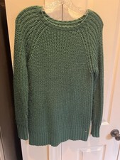 American Eagle Outfitters Jegging Sweater - Knit Green - Size Small