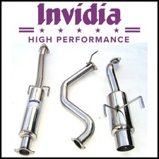 Invidia N1 Stainless Cat-back Exhaust System Fits 1992-1995 Honda Civic Del Sol Invidia N1 Stainless Cat-back Exhaust System Fits 1992-1995 Honda Civic Del Sol