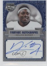 2013 Press Pass Fanfare Blue /149 Kenjon Barner #KB Auto 0af