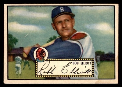 1952 Topps Baseball #14 Bob Elliott VG *k1