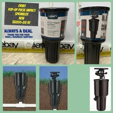 ORBIT 55200 PULSE 3" POP-UP IMPACT SPRINKLER HEAD UNDERGROUND 360 HEAD NEW ATL