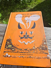 Vintage Halloween Book Witches, Pumpkins And ...