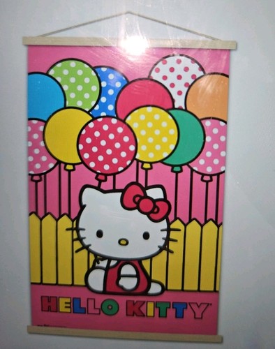 Hello Kitty Balloons 19 Core Poster 22.5"Large 🐈 Sealed New Trends Internati - Picture 5 of 11