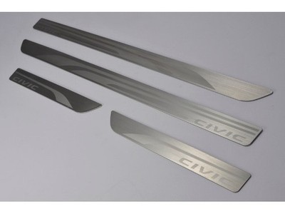 Honda Genuine CIVIC FC FK Type R Export Spec Logo Side Sill Door Scuff Plate Set