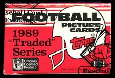 1989 Topps Traded Football Complete Set - BBCE Authenticated - Barry Sanders RC