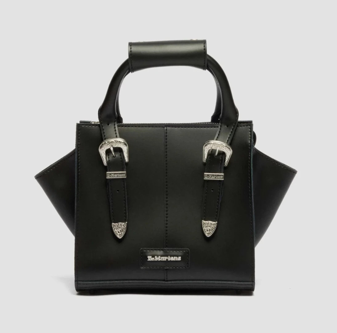 Borsa Dr. Martens Small Tote Buckle tracolla NERA 43104001 Giappone nuova aut...