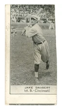 1921 E220 National Caramel Jake Daubert Cincinnati Reds PR Trimmed (65526)