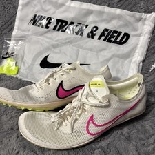 Nike Zoom Mamba V6 Sail Fierce Pink Men  s Size 9 Track  Field Spikes