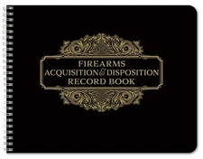 Firearms Acquisition and Disposition A&D Gun Log Book ATF Gun LogBook Record .