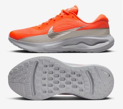 Nike Journey Run PRM Men Shoes, Crimson/Grey/Orange/Silver, HQ2936-800, Sz 13