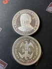 (2) 1982 FRANKLIN D. ROOSEVELT  100th Anniversary 1 oz .999 Silver Round Proof