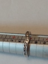 925 Silver Cubic Zirconia Ring Size L Weight 2 grams