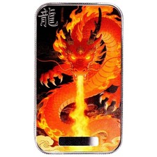 2026 - Color Lucky Dragon Li�y�n Silver Bar 1 Troy Oz .999 Fine Art Bar IN STOCK